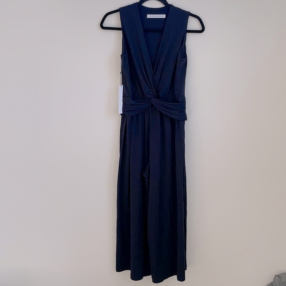 Susana Monaco Pants - Revolve Susana monaco dark navy gathered jumpsuit